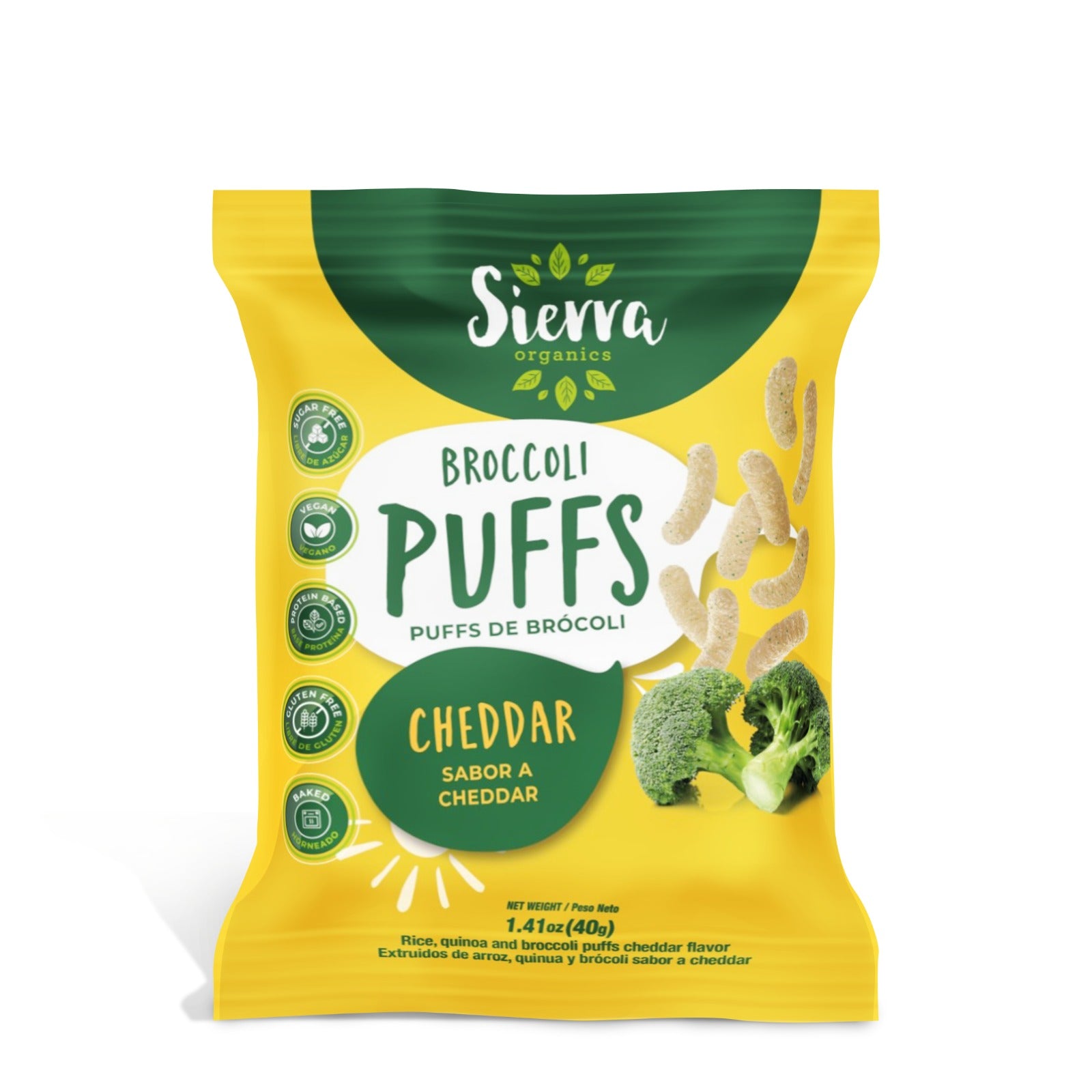 Puffs de Brócoli Cheddar 40gr