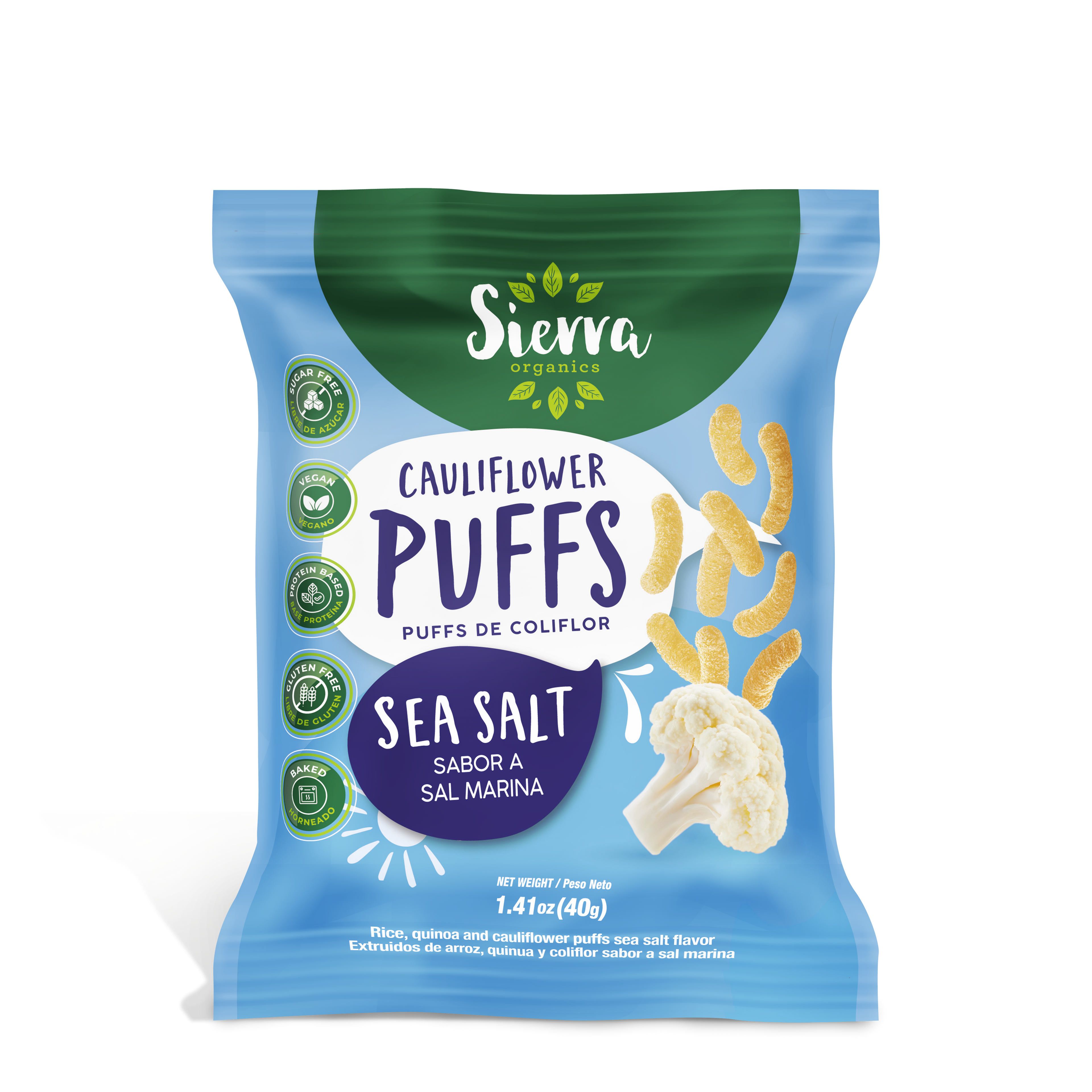 Puffs de Coliflor Sal Marina 40gr