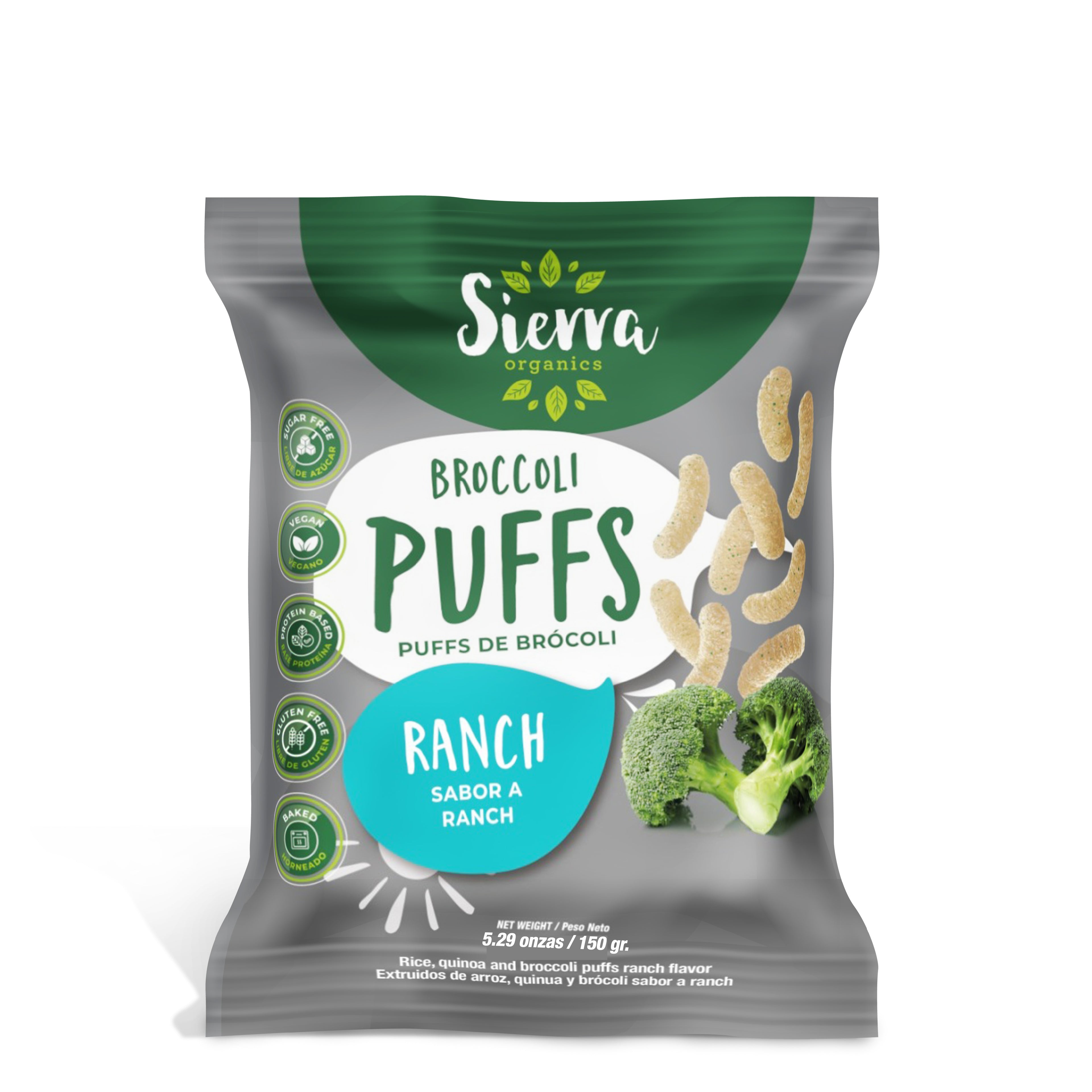 Puffs de Brócoli Ranch 150gr