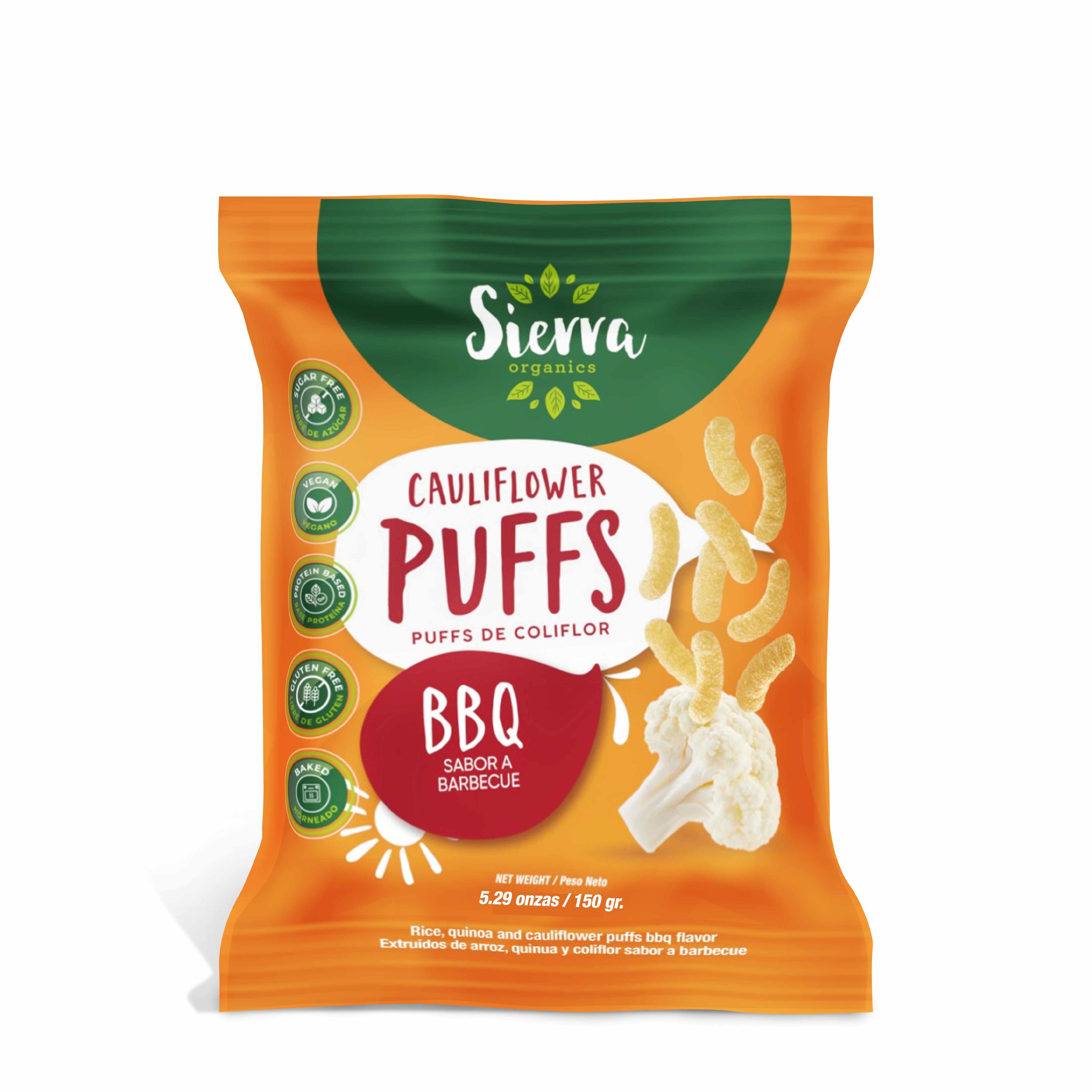 Puffs de Coliflor BBQ 150gr